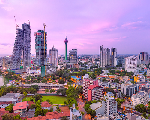 Arrival in Colombo 